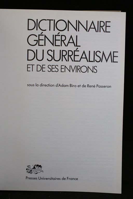 Dictionnaire général du surréalisme et de ses environs