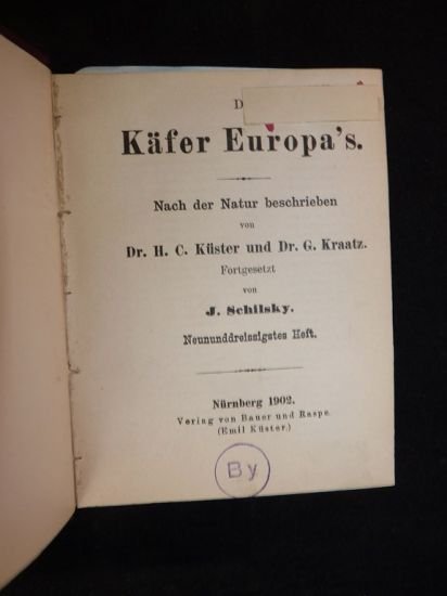 Die Käfer Europ's N°39