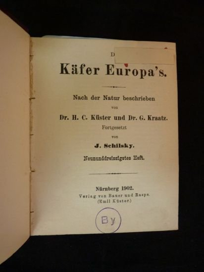 Die Käfer Europa's. N°42