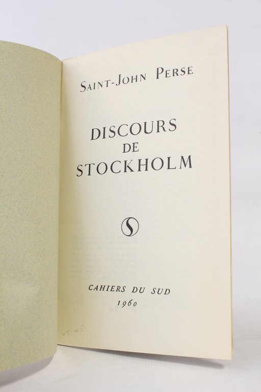 Discours de Stockholm