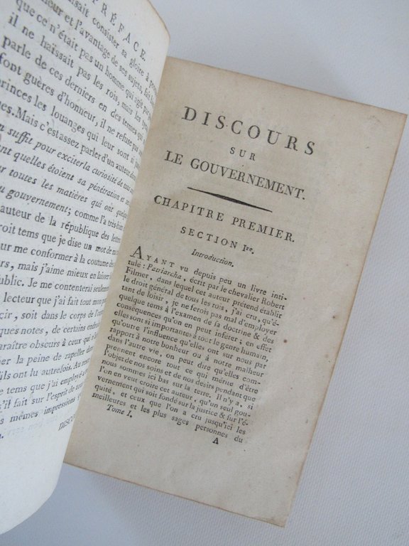 Discours sur le gouvernement