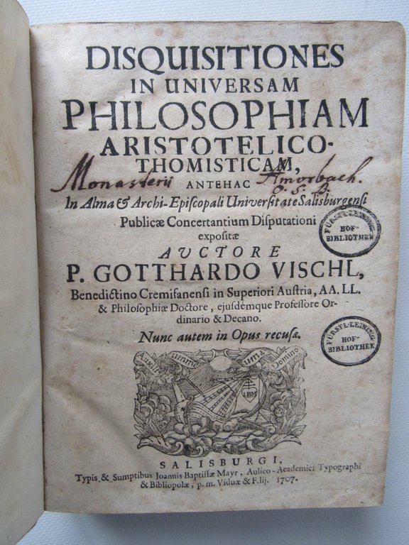 Disquisitiones in universam philosophiam Aristotelico-Thomisticam