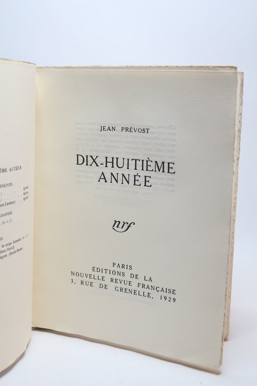 Dix-huitième année