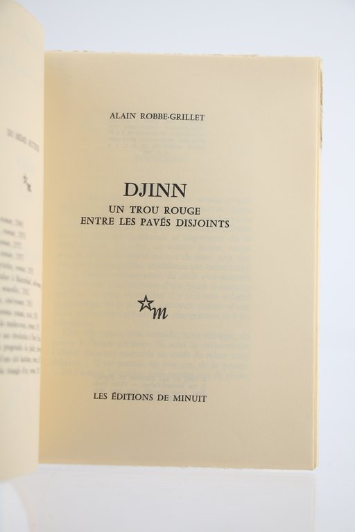 Djinn. Un Trou rouge entre les Pavés disjoints