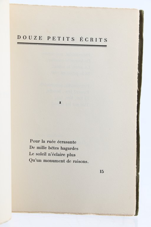 Douze petits écrits