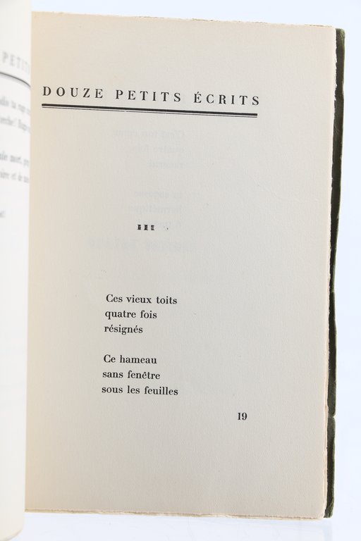 Douze petits écrits