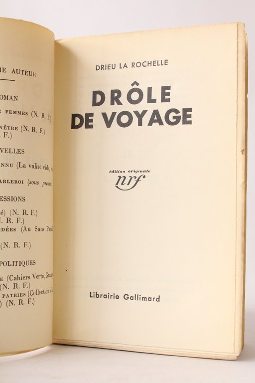 Drôle de voyage