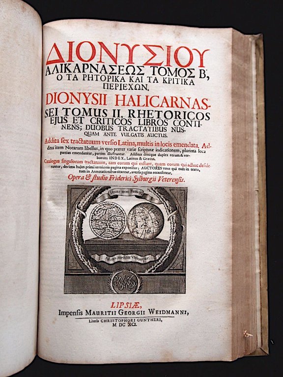 Dyonisii Halicarnassei scripta, quae extant, omnia, et historica, et rhetorica