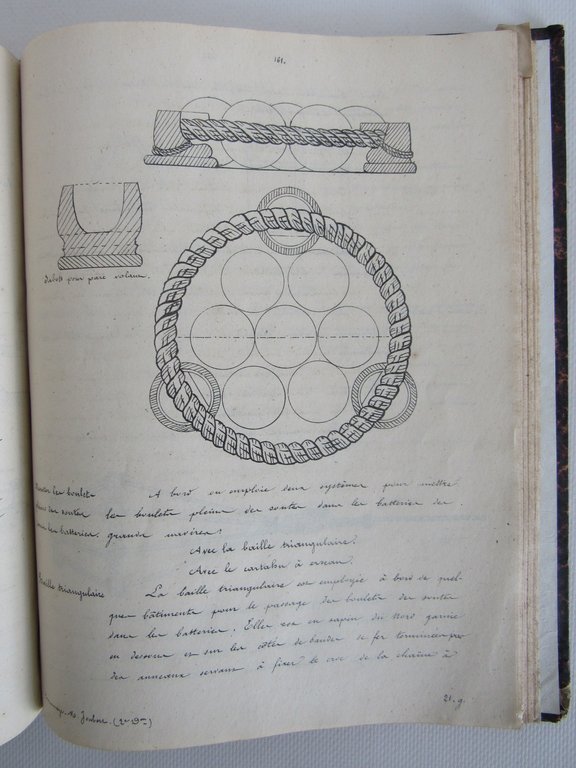 Ecole navale impériale. 1re. année d'étude. Année scholaire 1857-1858. Cannonage. …