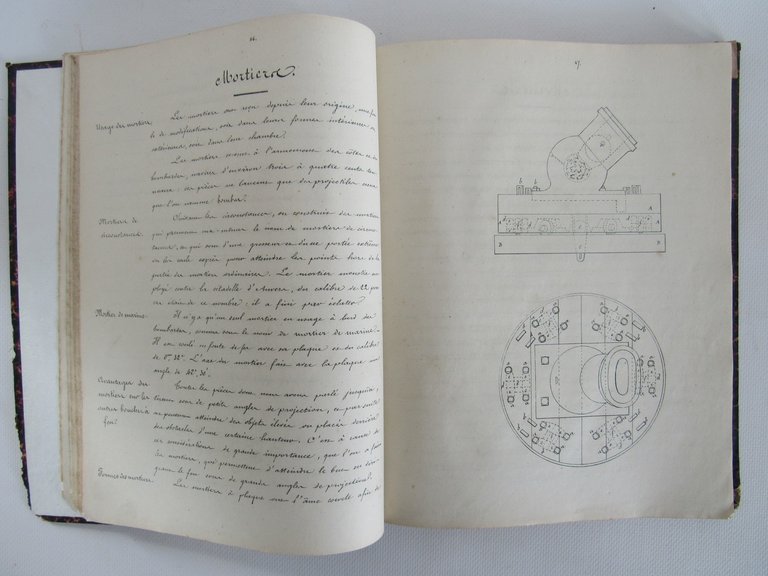 Ecole navale impériale. 1re. année d'étude. Année scholaire 1857-1858. Cannonage. …