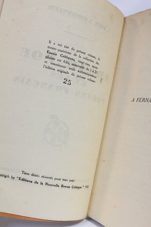 Edgar Poe et les poètes français