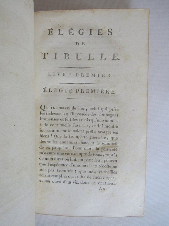 Elégies de Tibulle. Suivies des Baisers de Jean Second et …
