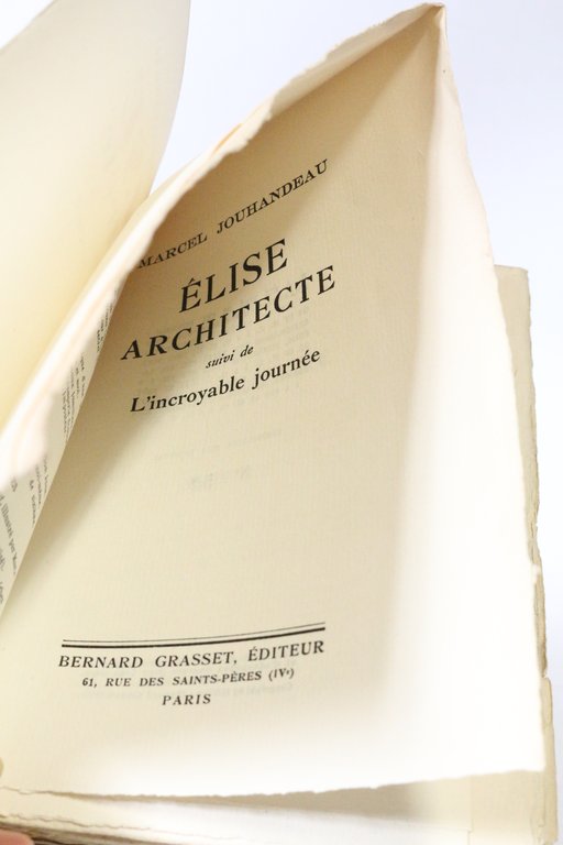 Elise architecte suivi de L'incroyable journée