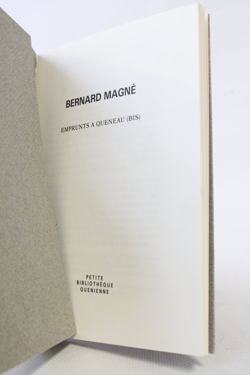 Emprunts à Queneau (bis)
