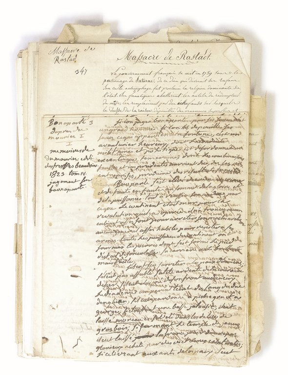 Ensemble complet des archives du Chevalier de Sade