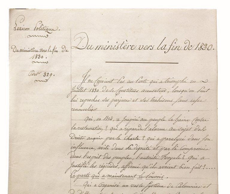 Ensemble complet des archives du Chevalier de Sade