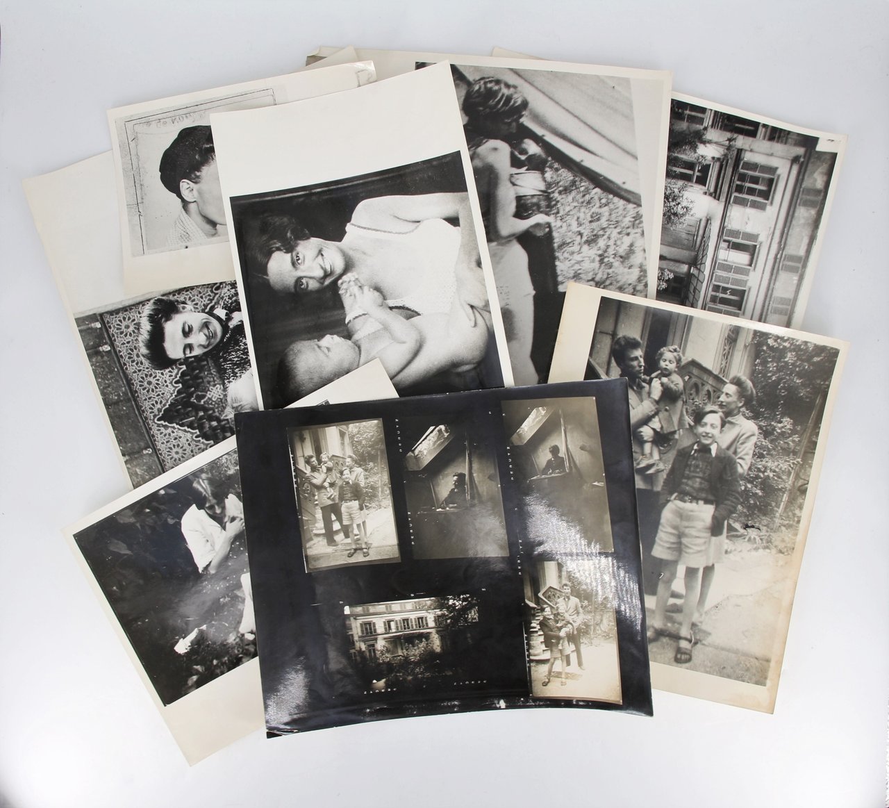 Ensemble de 8 photographies de famille : Nicolas de Staël, …