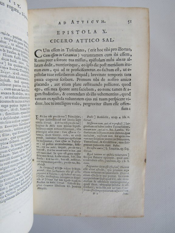 Epistolarum libri XVI ad T. Pomponium Atticum