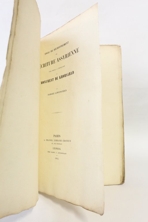 Essai de déchiffrement de l'écriture assyrienne pour servir à l'explication …