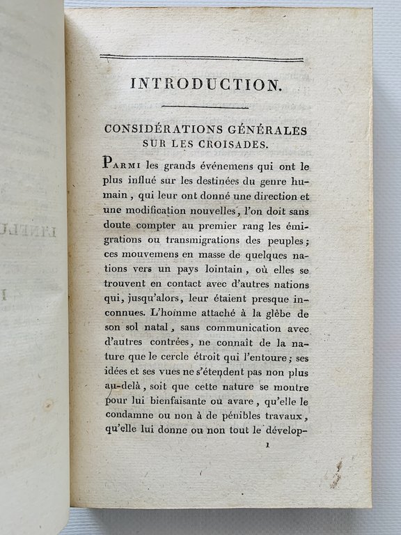 Essai sur l'influence des croisades
