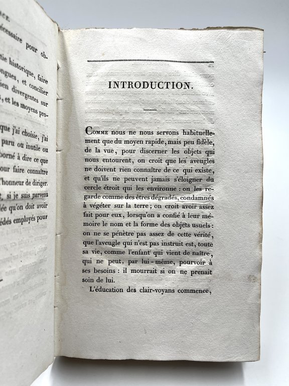 Essai sur l'instruction des aveugles, ou exposé analytique des procédés …