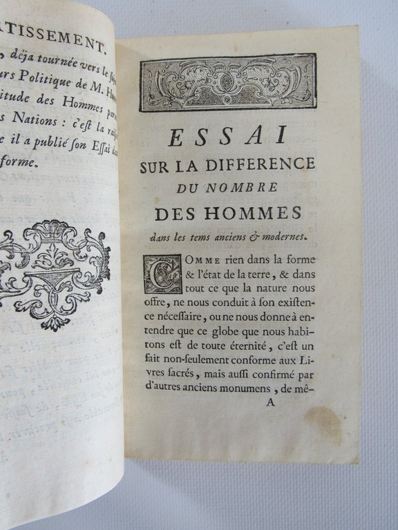 Essai sur la différence du nombre des hommes dans les …