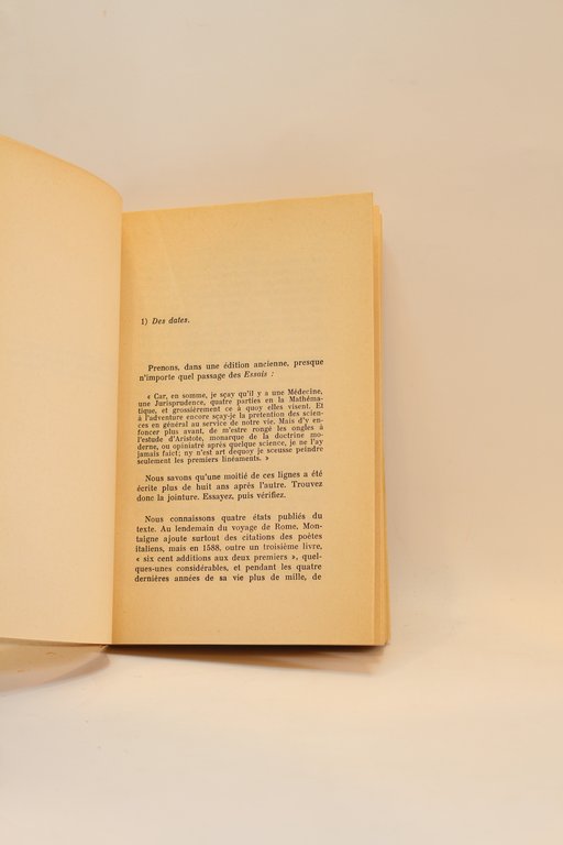 Essais sur les essais