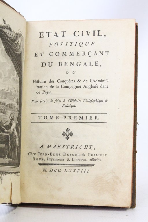 Etat civil, politique et commerçant du Bengale, ou histoire des …