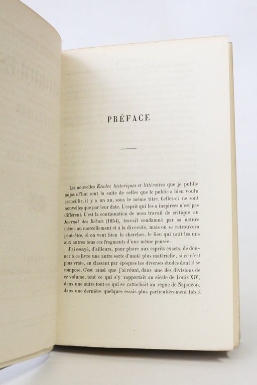 Etudes historiques et littéraires