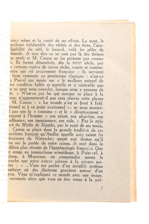 Explication de l'Etranger
