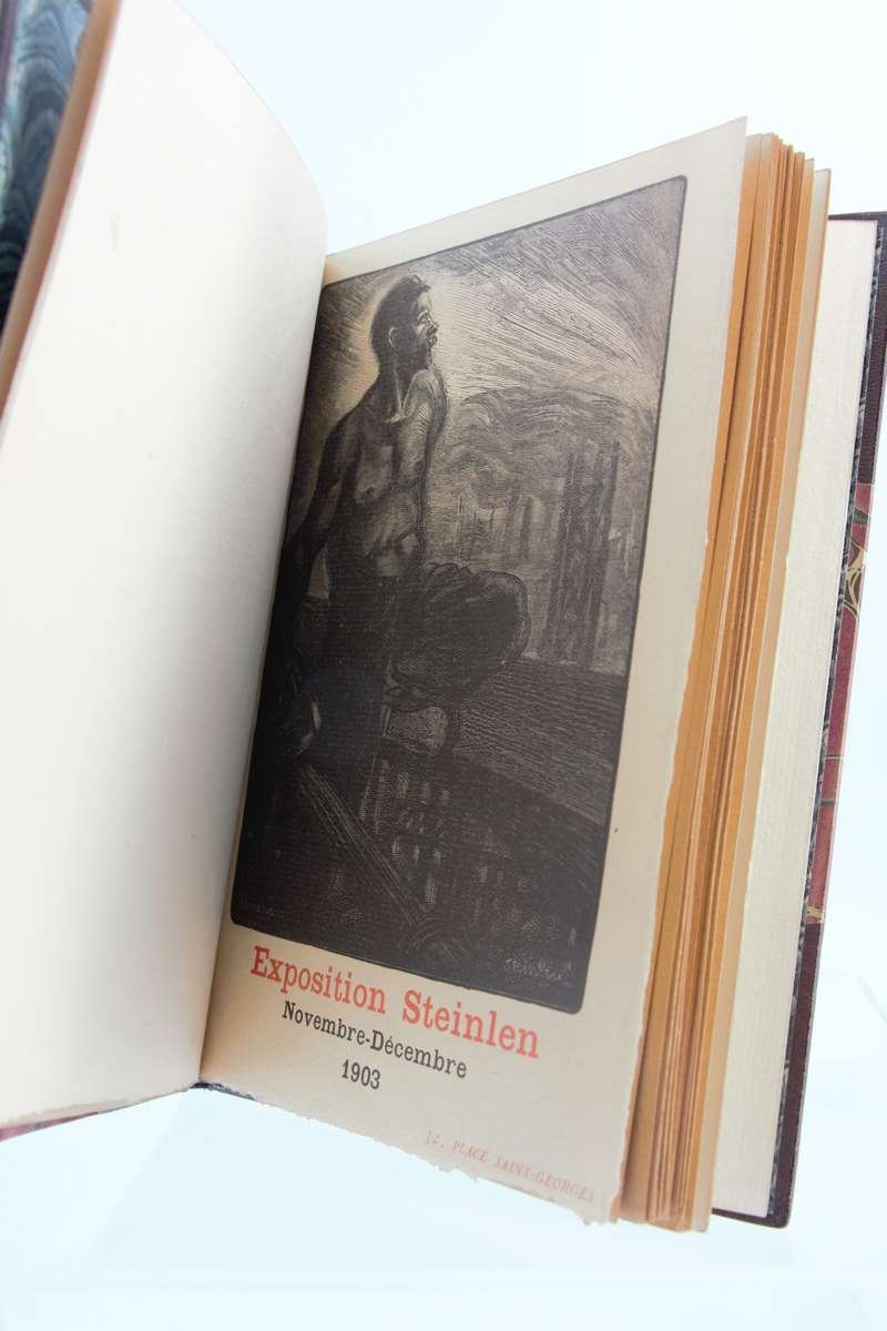 Exposition d'ouvrages peints dessinés ou gravés par Th.-A. Steinlen