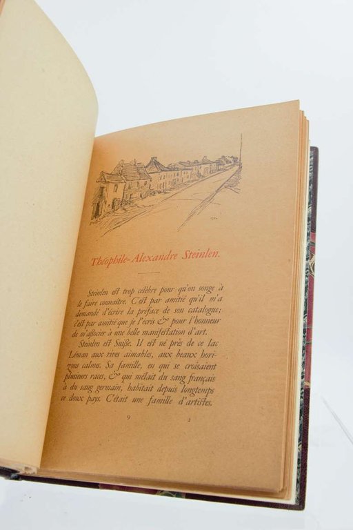 Exposition d'ouvrages peints dessinés ou gravés par Th.-A. Steinlen