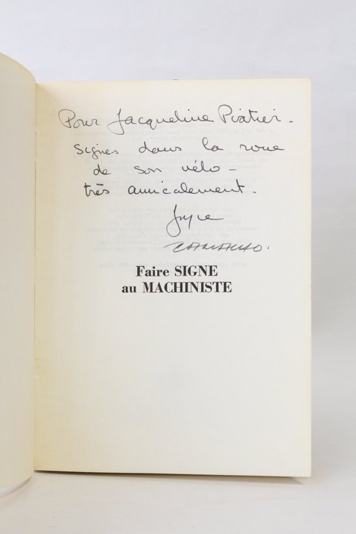 Faire signe au machiniste