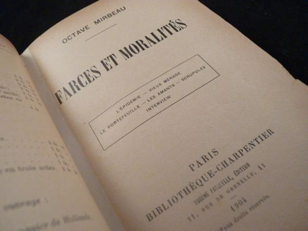 Farces et moralités