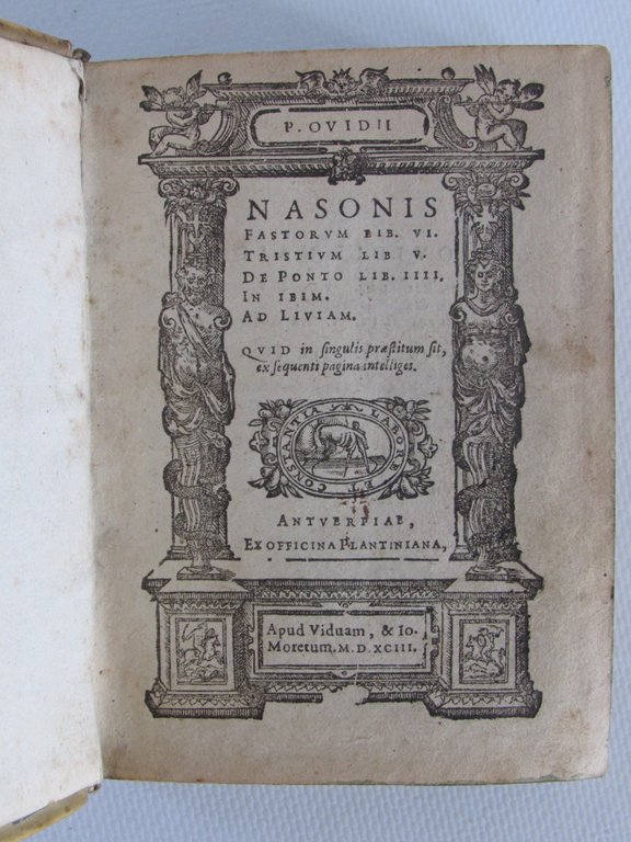 Fastorum Lib. VI. Tristium Lib. V De ponto Lib. VIII …