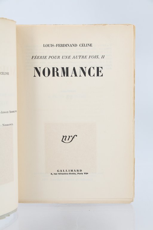 Féerie pour une autre fois II - Normance