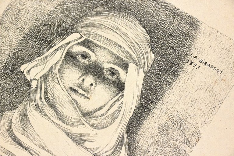 "Femme du Riff" - Lithographie originale sur Chine - L'Estampe …