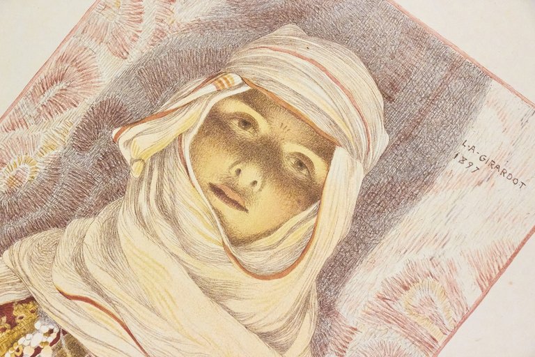 "Femme du Riff" - Lithographie originale sur Japon - L'Estampe …
