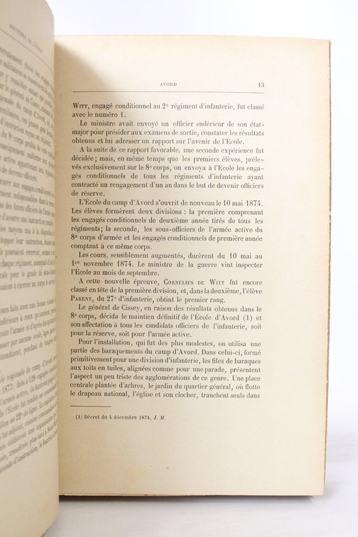 Feuillets d'or de l'école militaire d'infanterie. Avord & Saint-Maixent