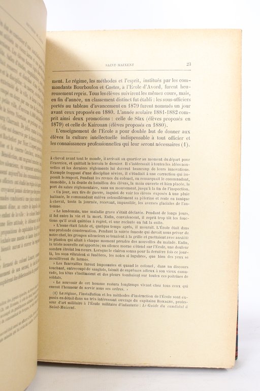 Feuillets d'or de l'école militaire d'infanterie. Avord & Saint-Maixent