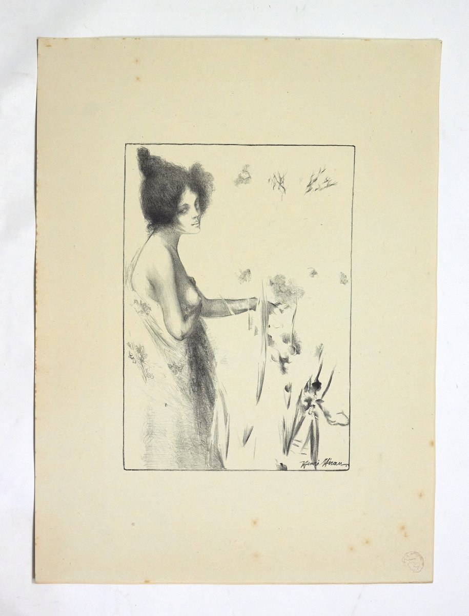 "Fleur de mai" - Lithographie originale sur Chine - L'Estampe …