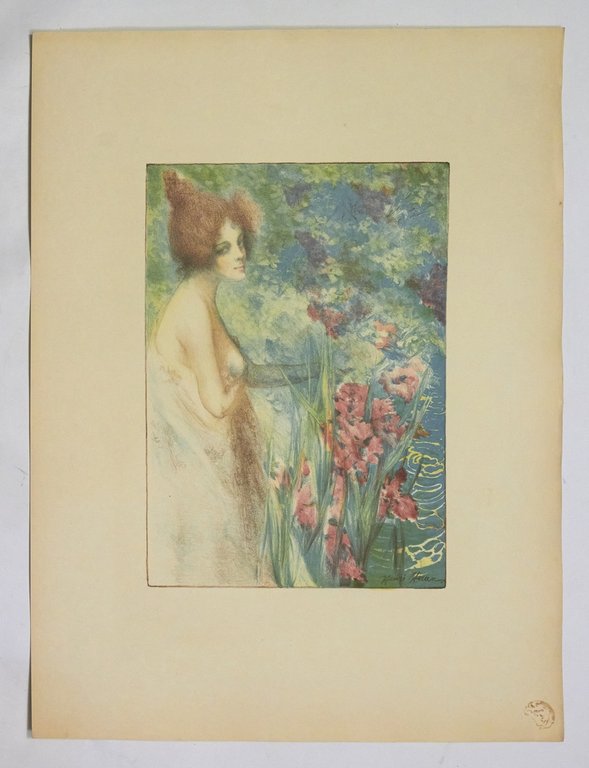 "Fleur de mai" - Lithographie originale sur Japon - L'Estampe …