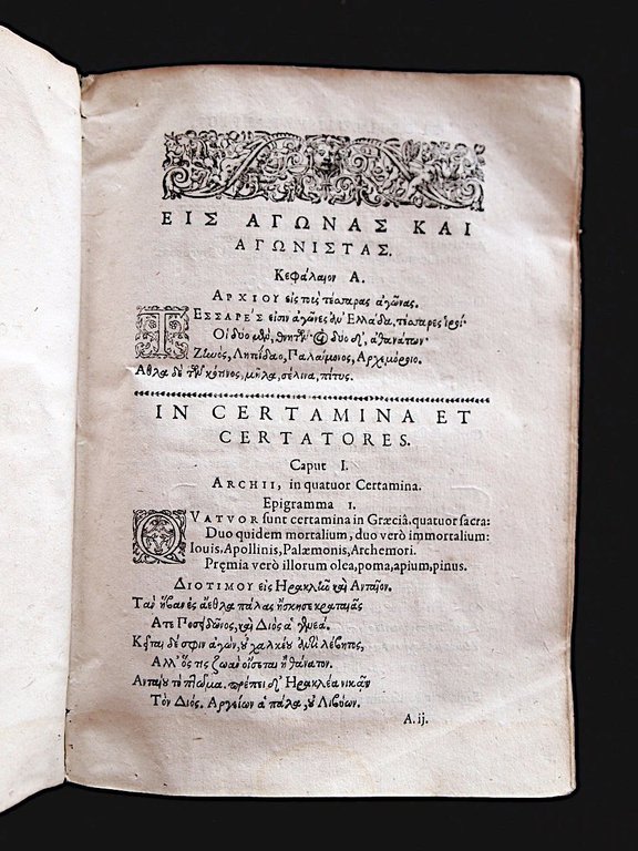 Florilegium hoc est Veterum graecorum poëtarum epigrammata comprehensa libris septem
