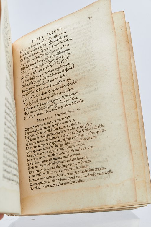 Florilegium hoc est Veterum graecorum poëtarum epigrammata comprehensa libris septem