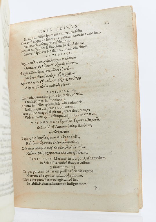 Florilegium hoc est Veterum graecorum poëtarum epigrammata comprehensa libris septem