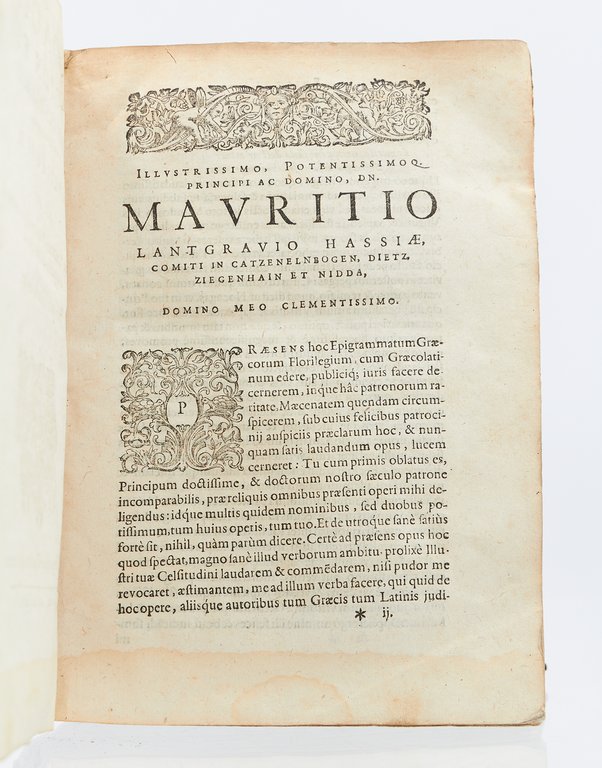 Florilegium hoc est Veterum graecorum poëtarum epigrammata comprehensa libris septem
