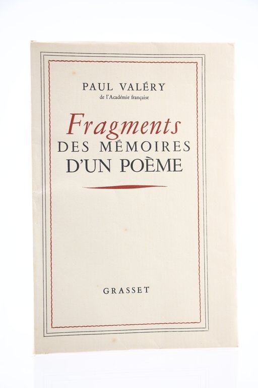 Fragments des Mémoires d'un Poème