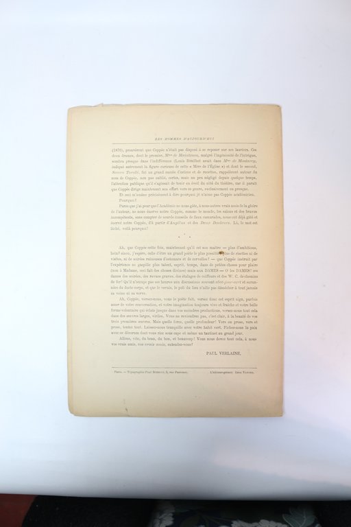 "François Coppée" - In Les Hommes d'aujourd'hui n°243