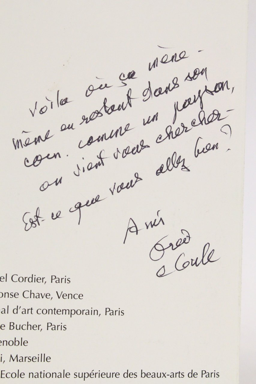 Fred Deux j'imagine, je cherche. Oeuvres de 1994 à 2001