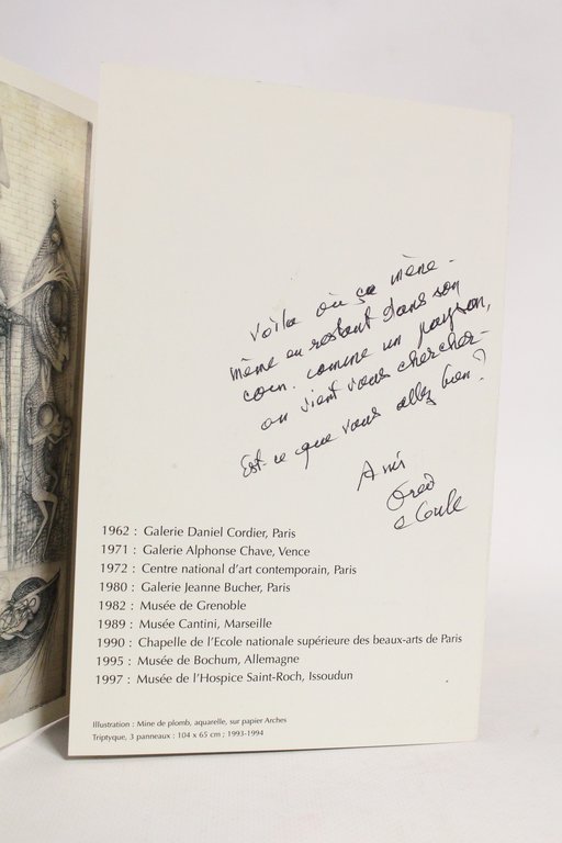 Fred Deux j'imagine, je cherche. Oeuvres de 1994 à 2001